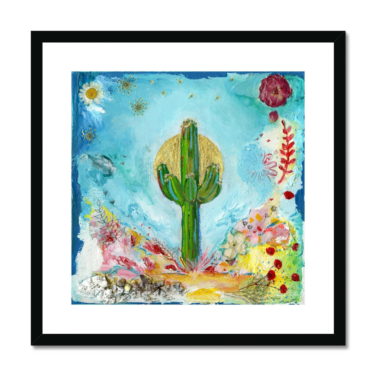Desert Jubilee Framed & Mounted Print.