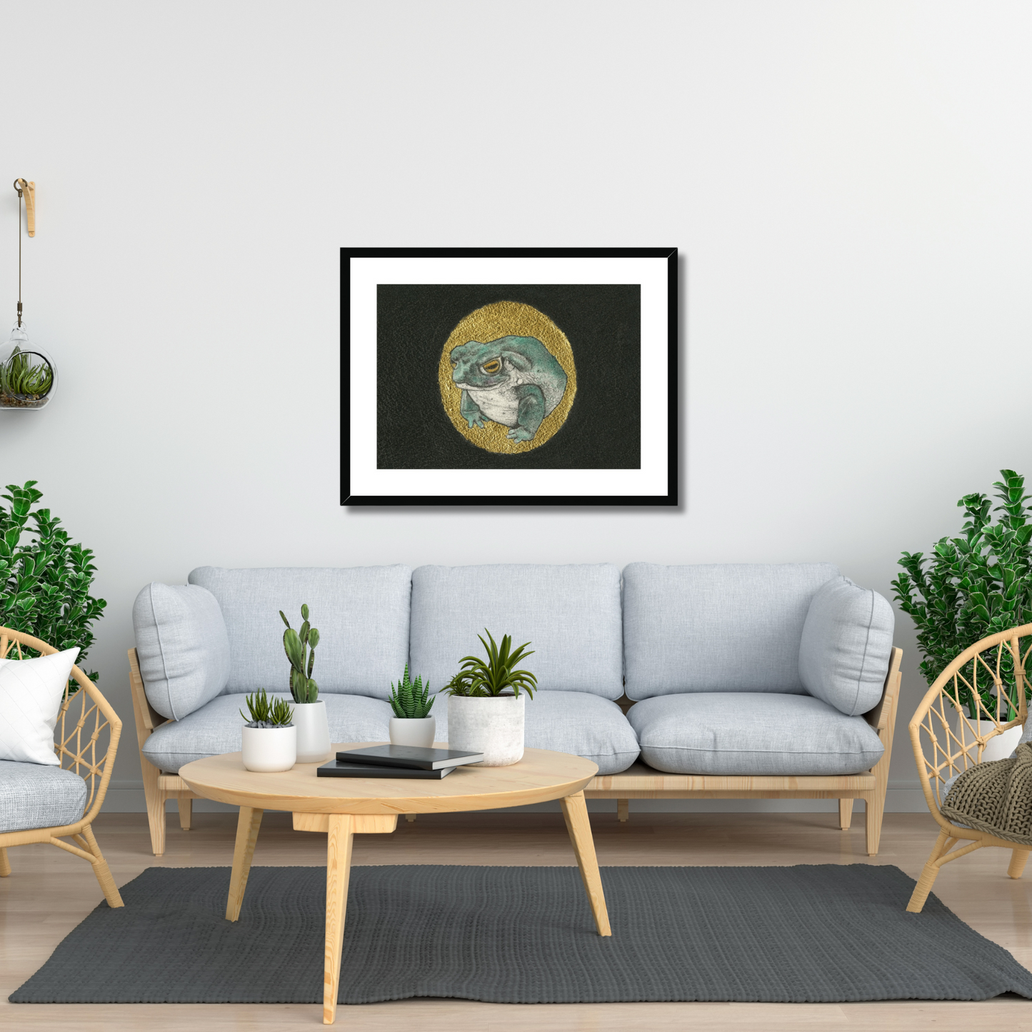 Sonoran Desert Toad Framed & Mounted Print.