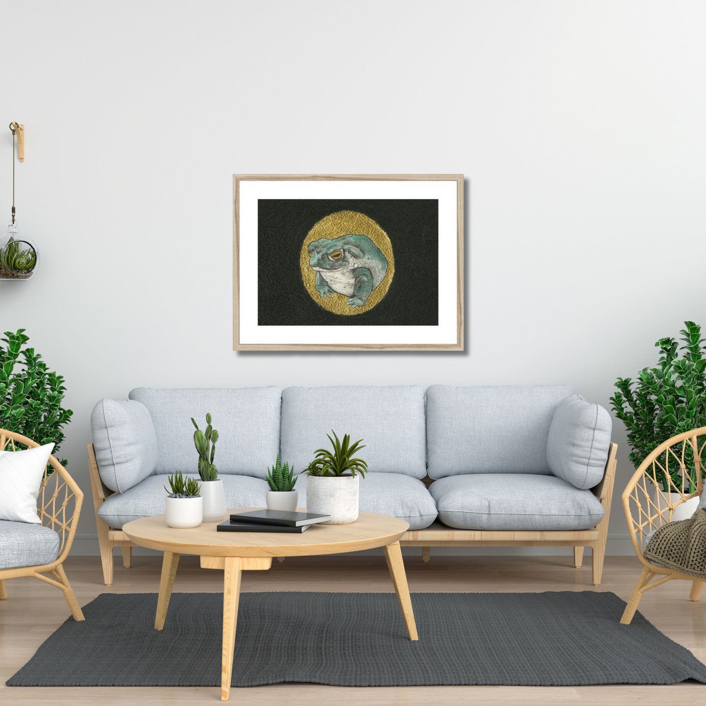 Sonoran Desert Toad Framed & Mounted Print.